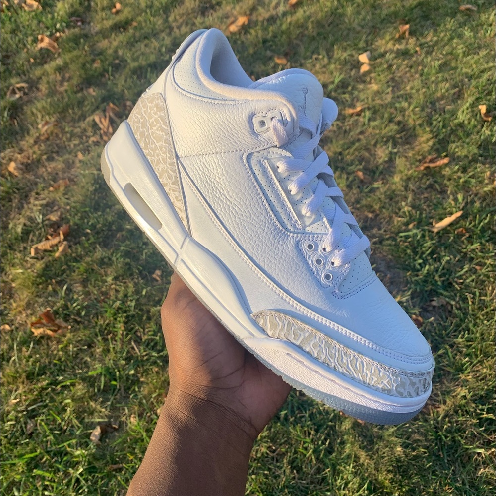 Size 11.5 Air Jordan 3 “Pure White”